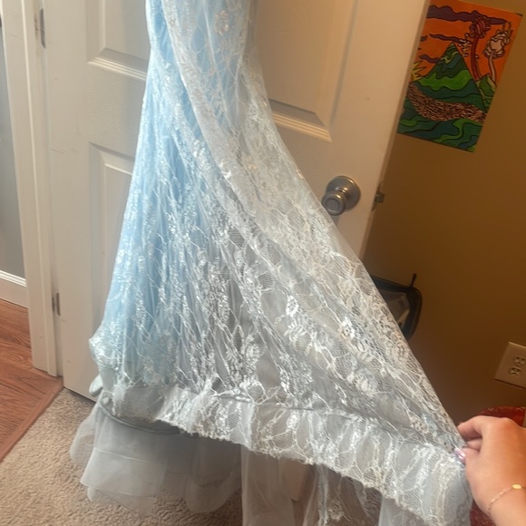 Baby blue PROM DRESS - stunning 😍 JULIET 250 - Picture 2 of 6